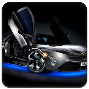 Cool sports car Full Theme logo