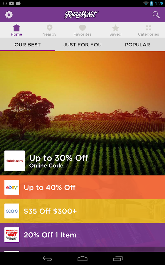 RetailMeNot Coupons Android Apps on Google Play
