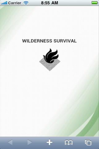 Android application Wilderness Survival Pro screenshort