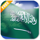 3D Saudi Arabia Flag mobile app icon