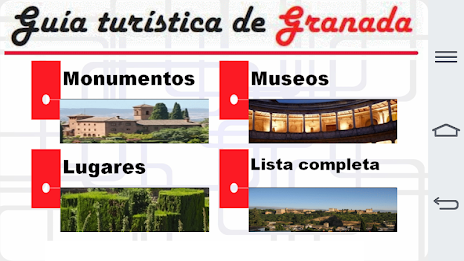 Granada tourist guide poster 9