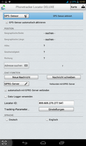 Phonetracker Locator DeLuxe