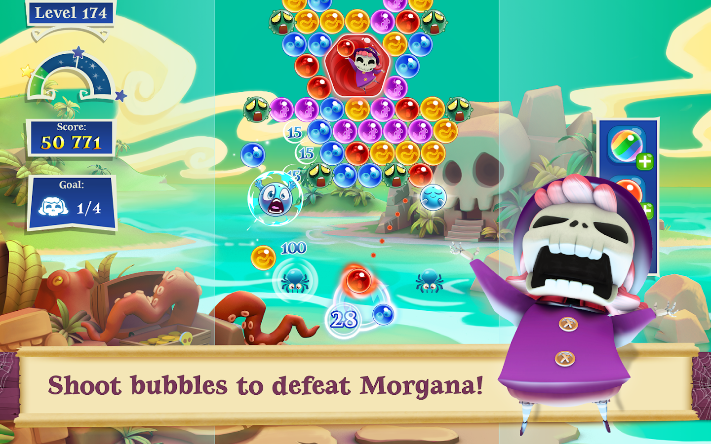   Bubble Witch 2 Saga- tangkapan layar 