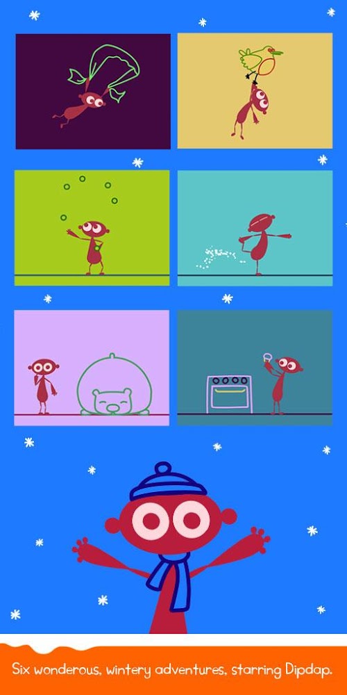Android application Dipdap Winter screenshort