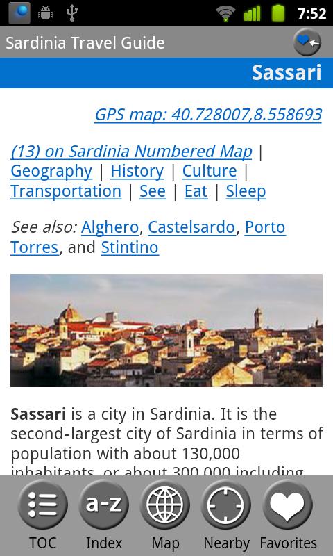 Sardinia, Italy - Travel Guide Screen 3