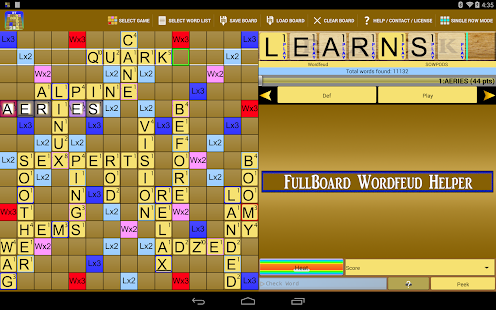 Wordfeud Solver Helper Trainer