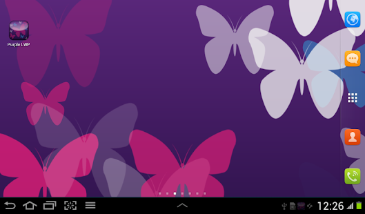 Purple Live Wallpaper