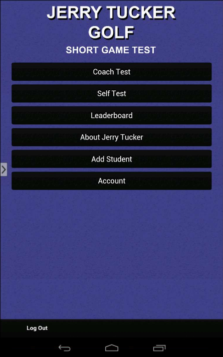 Android application Jerry Tucker Golf Short Game screenshort