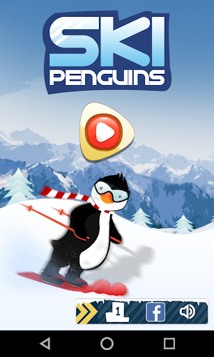 企鵝滑雪 - 冰凍企鵝