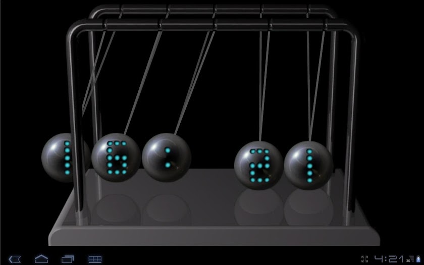 Newtons cradle Screen 1