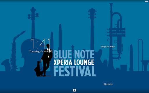 XPERIA™ Blue Note Theme