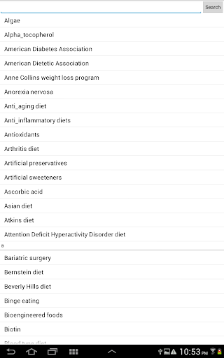 Diets: Health and Nutrition