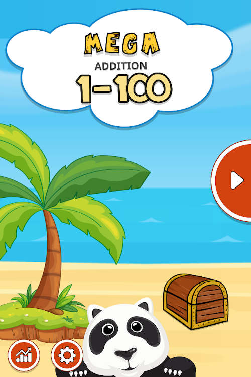 Android application MEGA Addition 1-100 screenshort