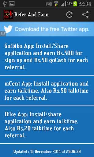 Earn Free Talktime