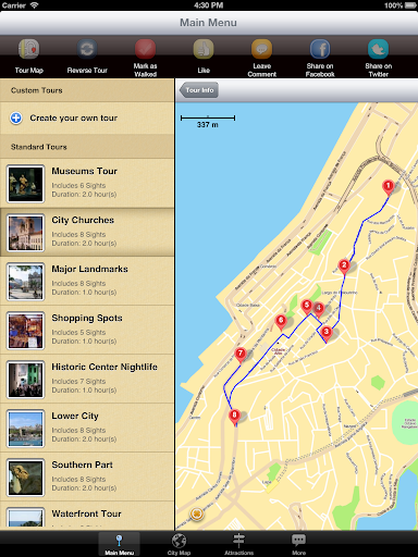 【免費旅遊App】Salvador Map and Walks-APP點子