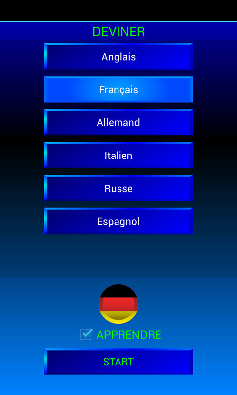 Android application Guess and learn German screenshort