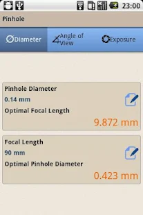 Pinhole Calculator