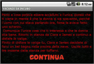nightmare holiday - Gamebook poster 1