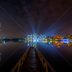The Ray Of The Light by Mohd Tarmudi - City,  Street & Park Night