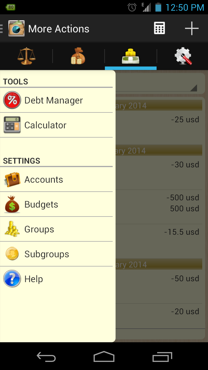 My Money Tracker Screen 3