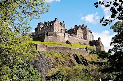 Edinburgh Castle in Scotland.
