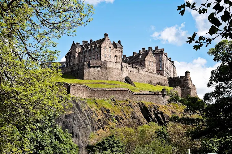 Edinburgh Castle in Scotland.