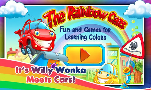 Rainbow Cars Kids Colors Game