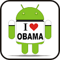 I Love Obama doo-dad logo