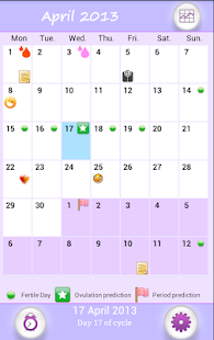 Android application Menstrual Calendar PRO screenshot