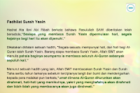 Lihat Surah Yasin Terdiri Dari Berapa Ayat 