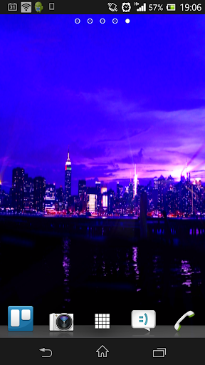 New York live wallpaper -night