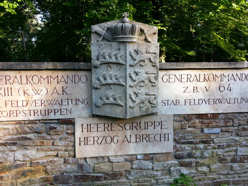 Gedenktafel Heeresgruppe Herzog Albrecht