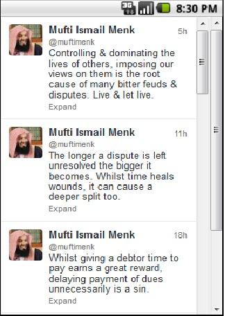 Thoughts of Mufti Menk