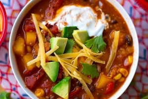 Butternut Squash and Quinoa Chili Recipe