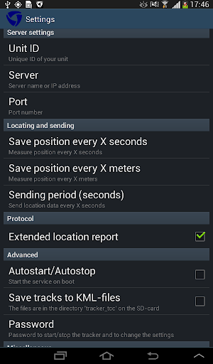 Tracker for Traccar