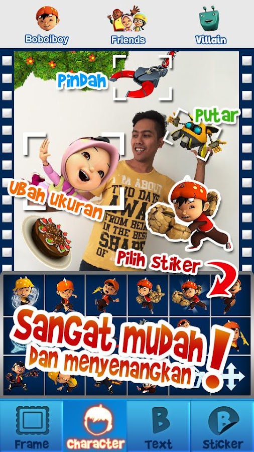 BoBoiBoy Photo Sticker - Apl Android di Google Play
