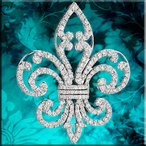 Diamond Fleur de Lis logo