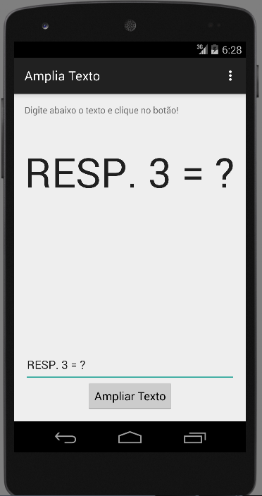Amplia Texto Screen 1