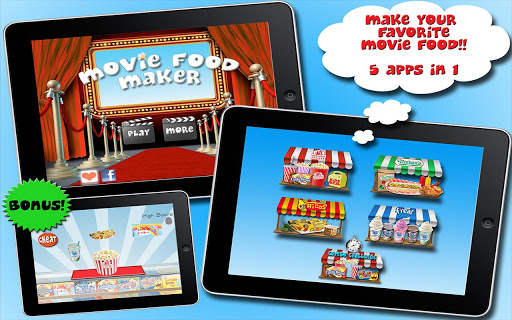 Movie Food Maker 5 Apps in 1