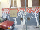 Trees Growing on the Wall