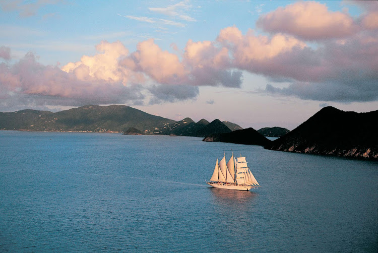 The twin clipper ships Star Flyer and Star Clipper offer Caribbean and Mediterranean sailings for up to 170 passengers.