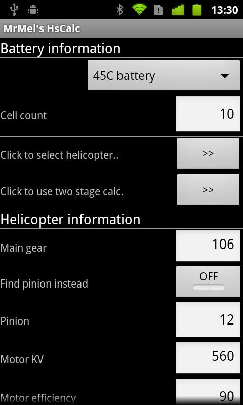 MrMel HsCalc Screen 1