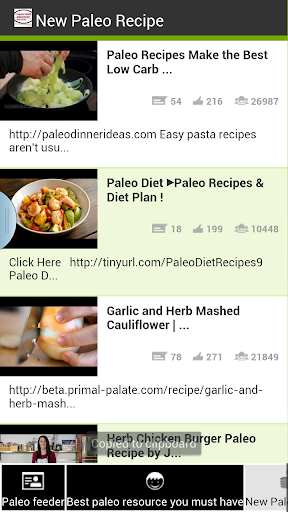 Paleo feeds