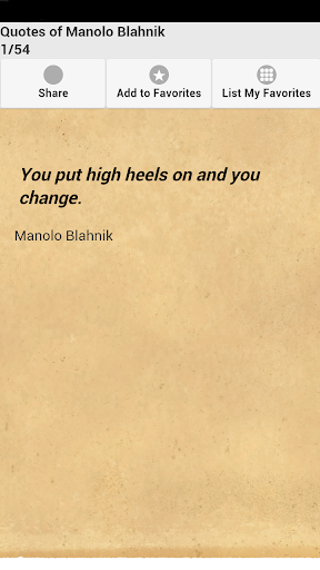 Quotes of Manolo Blahnik