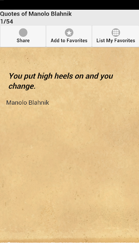 【免費娛樂App】Quotes of Manolo Blahnik-APP點子