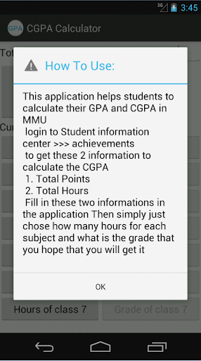 CGPA GPA Calculator MMU