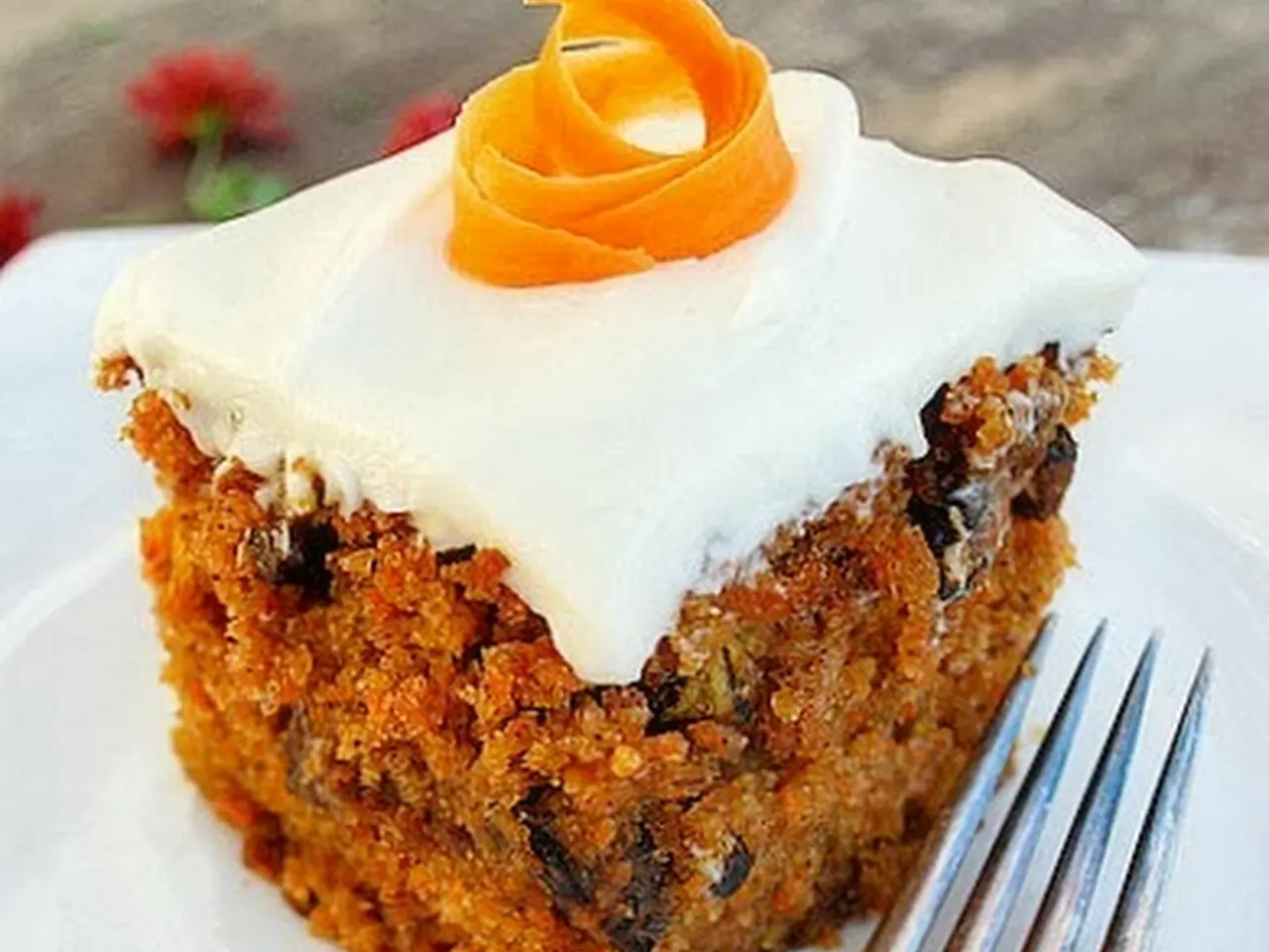 Scrumptious Carrot Cake With Cream Cheese Frosting Recipe Yummly