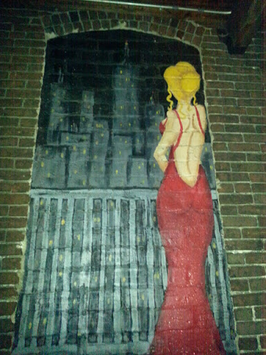 Lady in the Window Mural