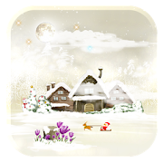 Snow flying Christmas Lwp  Icon