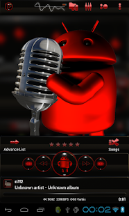 Download poweramp skin android red APK